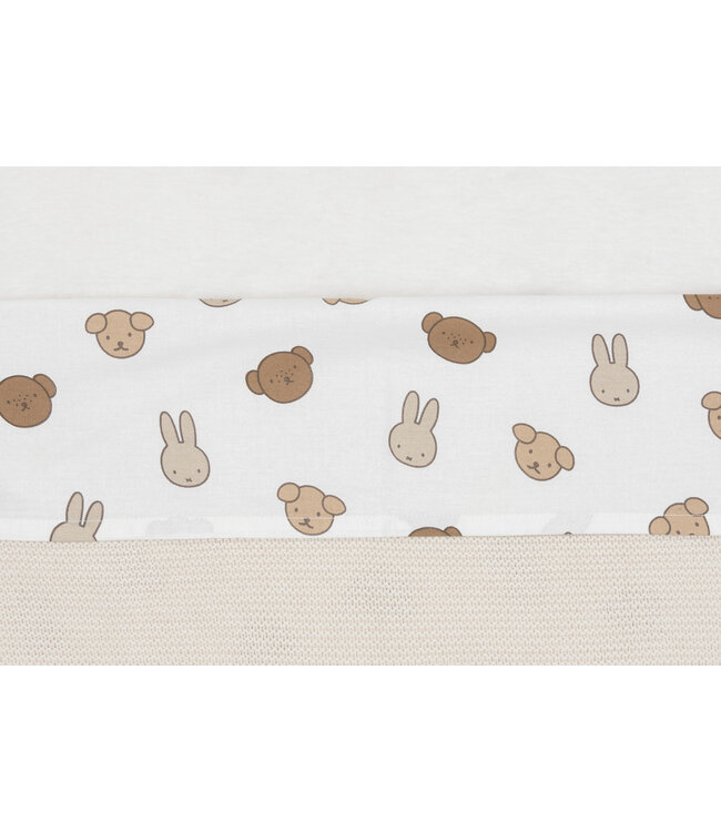 Jollein Jollein - Laken Wieg 75x100cm - Miffy and Friends