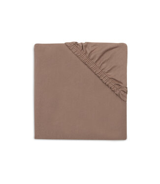Jollein Jollein - Hoeslaken Jersey Boxmatras 75x95cm - Milky Coffee