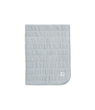 Jollein Jollein - Deken Wieg 75x100cm Velvet Rib - Sea Green