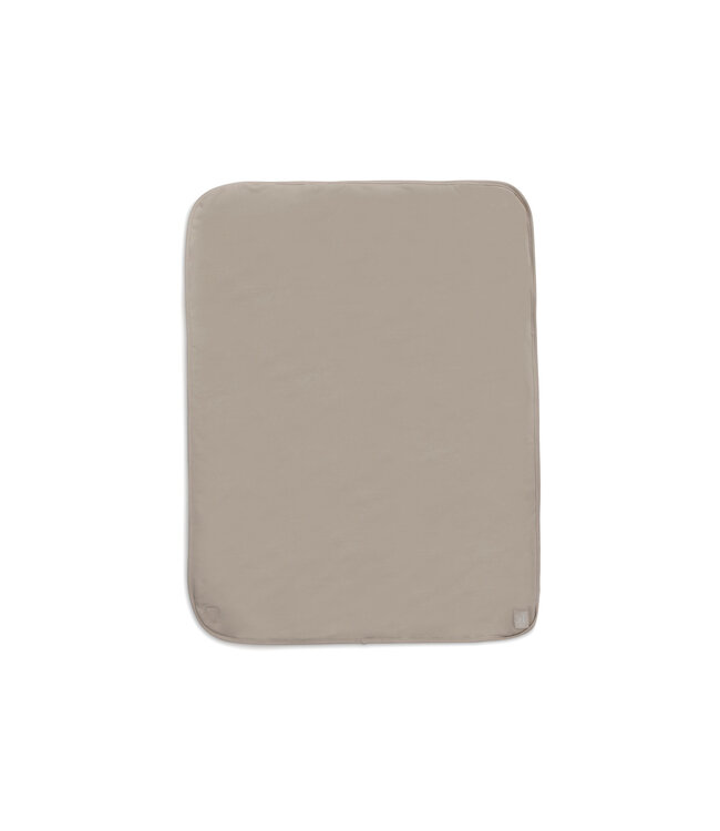 Jollein Jollein - Deken Wieg 75x100cm Basic Jersey/Sherpa - Warm Sand
