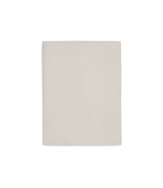 Jollein Jollein - Deken Ledikant 100x150cm Basic Knit - Oatmeal