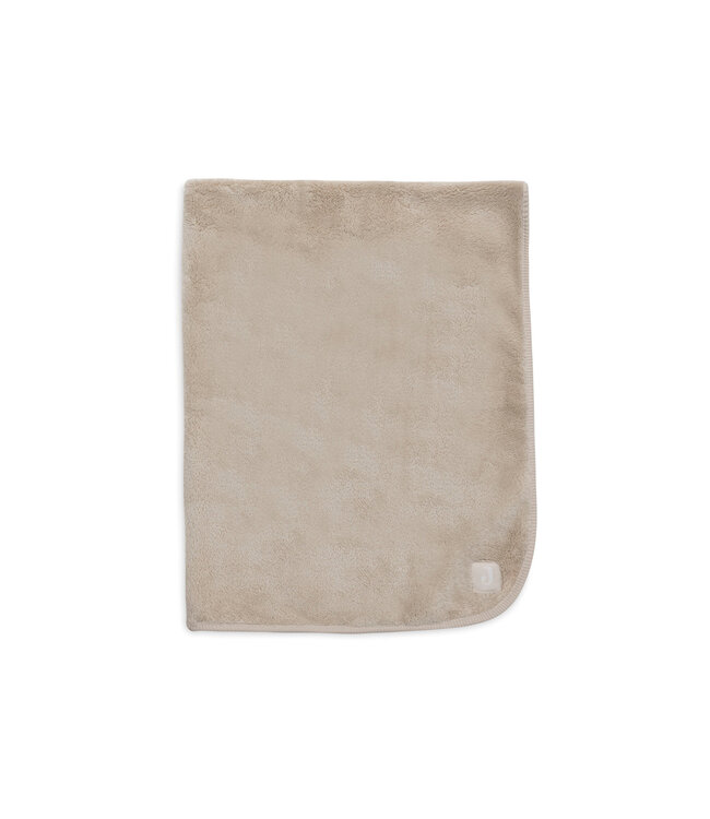 Jollein Jollein - Deken Ledikant 100x150cm Basic Jersey/Sherpa - Warm Sand