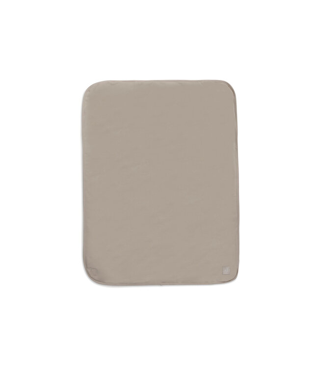 Jollein Jollein - Deken Ledikant 100x150cm Basic Jersey/Sherpa - Warm Sand