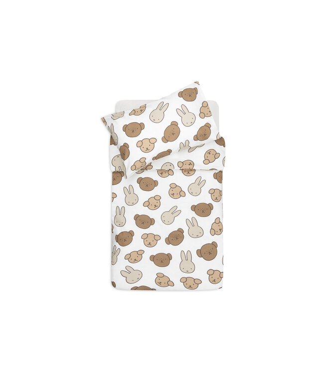 Jollein Jollein - Dekbedovertrek met sloop 100x140cm - Miffy and Friends