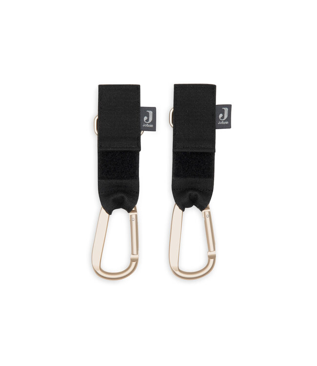 Jollein Jollein - Tassenhaak Kinderwagen - Zwart