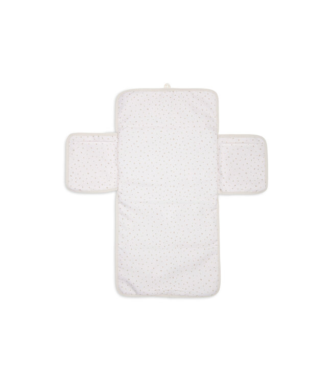 Jollein Jollein - Verschoningsmat met Opbergvakken Cloudy Rib - Oatmeal