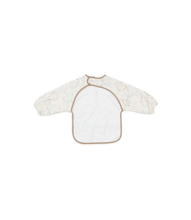 Jollein Jollein - Slab Waterproof met Mouw - Elephant Tales