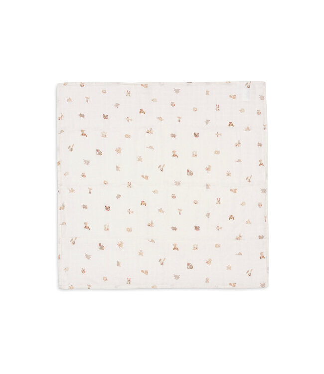 Jollein Jollein - Hydrofiele Doek Small 70x70cm - Animal Friends - 3 Stuks