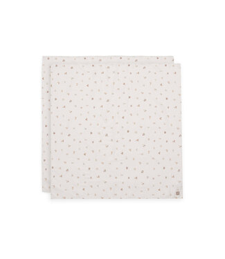 Jollein Jollein - Hydrofiele Doek Large 115x115cm - Animal Friends - 2 Stuks