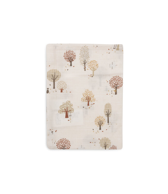 Jollein Jollein - Hydrofiel Washandje 15x20cm - Tiny Park - 3 Stuks