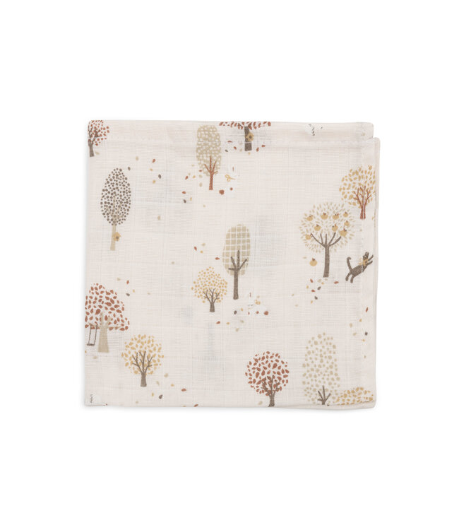 Jollein Jollein - Hydrofiel Monddoekje 31x31cm - Tiny Park - 3 Stuks