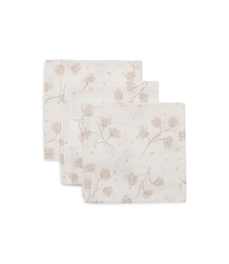 Jollein Jollein - Hydrofiel Monddoekje 31x31cm - Leafy Dreams - 3 Stuks