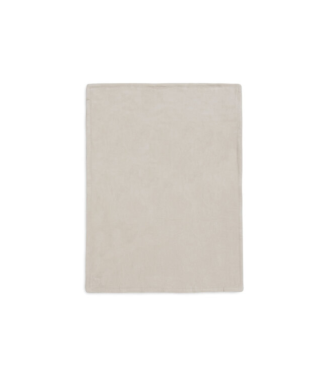 Jollein Jollein - Deken Ledikant 100x150cm Box Knit - Warm Sand/Velvet - GOTS
