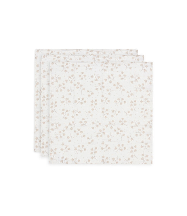 Jollein Jollein - Hydrofiele Doek Small 70x70cm - Leafy Dreams - 3 Stuks