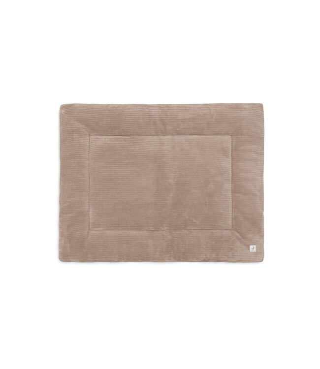 Jollein Jollein - Boxkleed 75x95cm Cloudy Rib - Milky Coffee