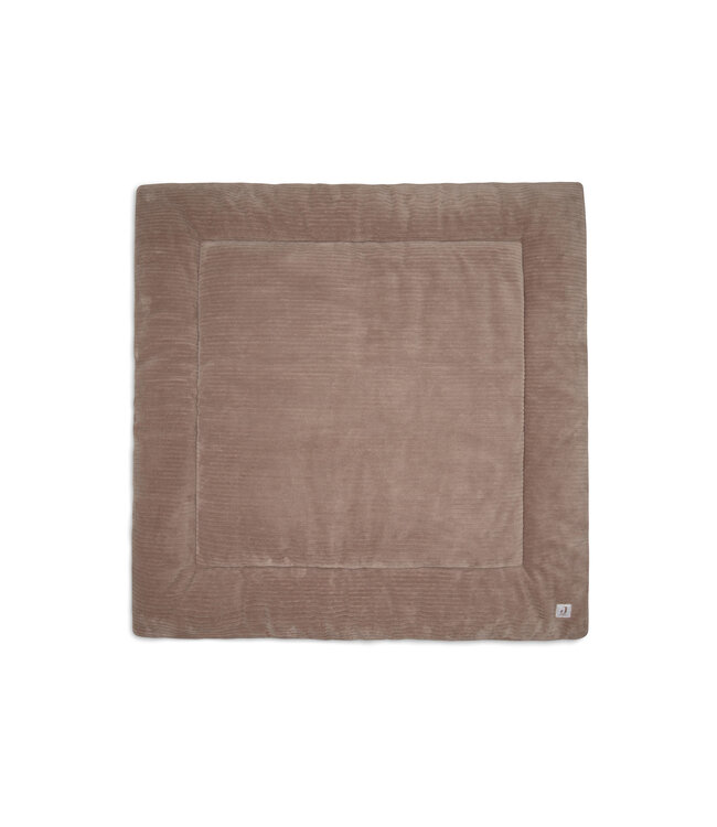 Jollein Jollein - Boxkleed 100x100cm Cloudy Rib - Milky Coffee