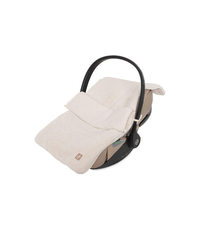 Jollein Jollein - Voetenzak groep 0+ 3/5 punts gordel Cloudy Rib - Oatmeal