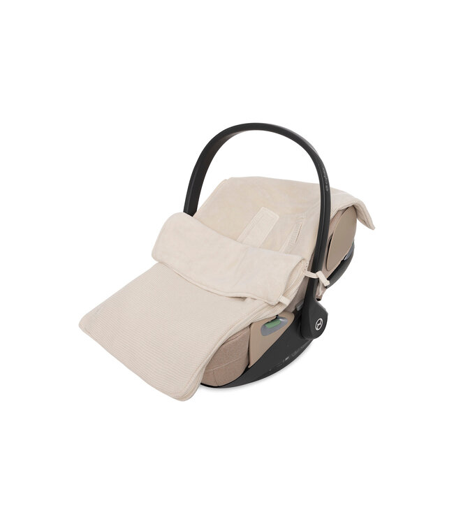 Jollein Jollein - Voetenzak groep 0+ 3/5 punts gordel Basic Knit - Oatmeal