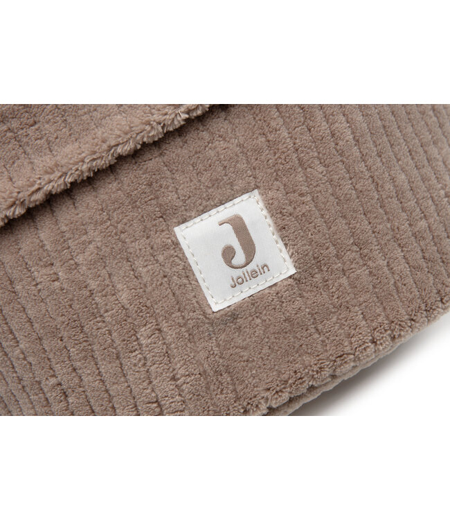 Jollein Jollein - Commodemandje Cloudy Rib - Milky Coffee