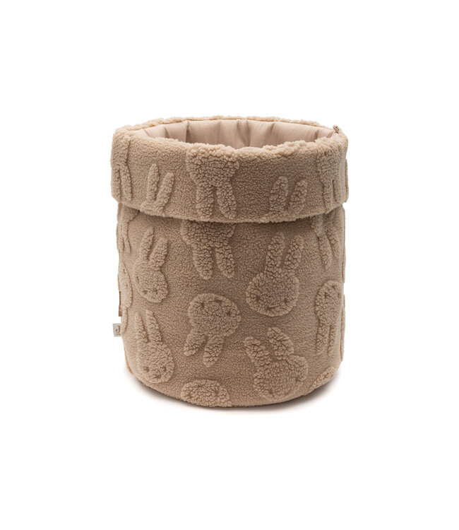 Jollein Jollein - Opbergmand Miffy Jacquard Teddy - Biscuit
