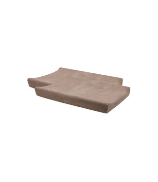 Jollein Jollein - Aankleedkussenhoes Badstof 50x70cm - Milky Coffee - 2 Stuks