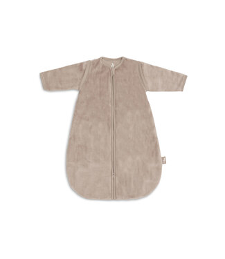 Jollein Jollein - Baby Slaapzak met Afritsbare Mouw Rond 60cm Velvet - Milky Coffee