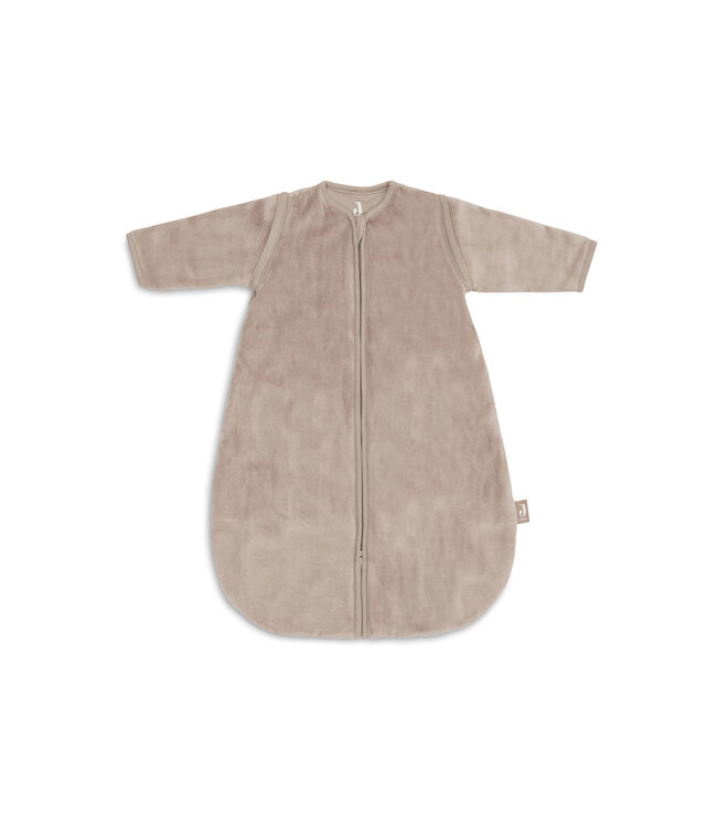 Jollein Jollein - Baby Slaapzak met Afritsbare Mouw Rond 60cm Velvet - Milky Coffee