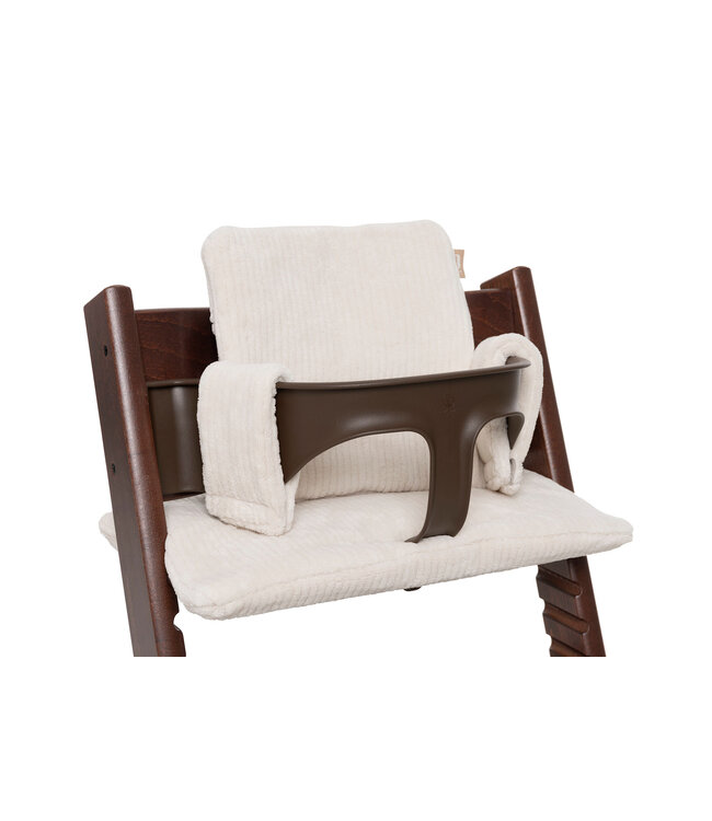 Jollein Jollein - Stoelverkleiner meegroei Cloudy Rib - Oatmeal