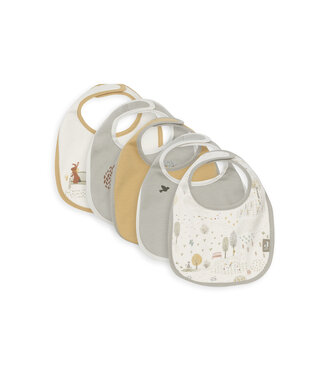 Jollein Jollein - Slab Jersey Waterproof - Tiny Park - 5 Stuks