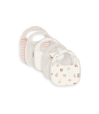 Jollein Jollein - Slab Jersey Waterproof - Animal Friends - 5 Stuks