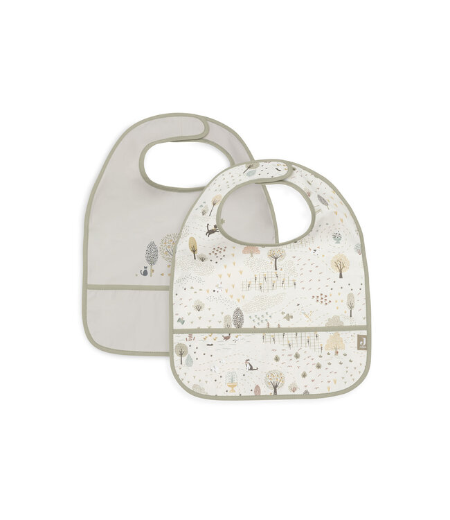 Jollein Jollein - Slab Waterproof - Tiny Park - 2 Stuks