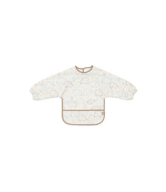 Jollein Jollein - Slab Waterproof met Mouw - Elephant Tales