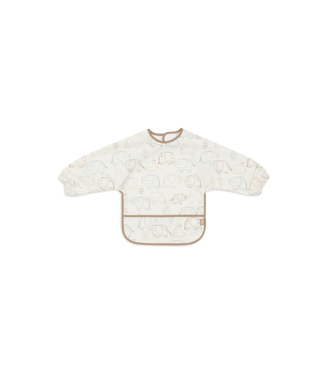 Jollein Jollein - Slab Waterproof met Mouw - Elephant Tales