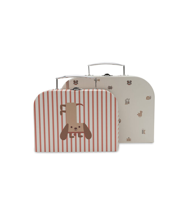 Jollein Jollein - Speelkoffertje - Animal Friends - 2 Stuks