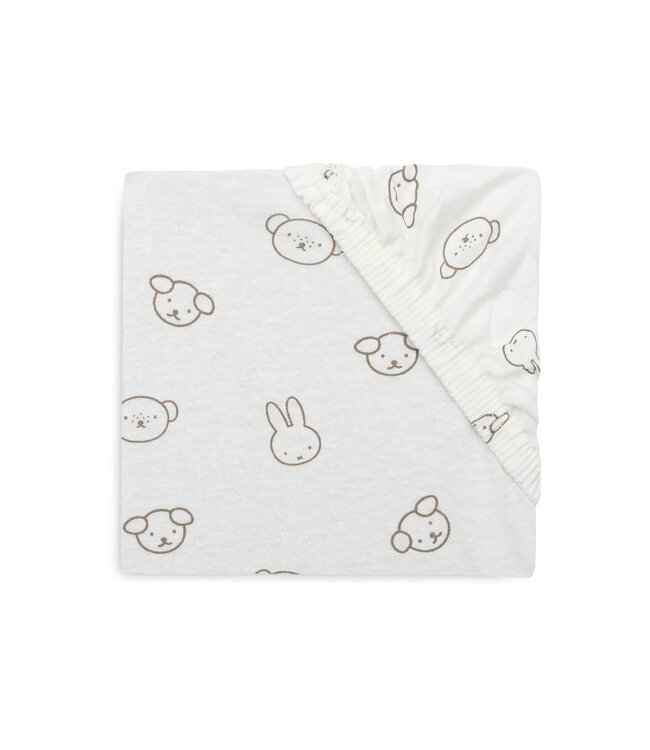 Jollein Jollein - Hoeslaken Jersey 40/50x80/90cm - Miffy and Friends