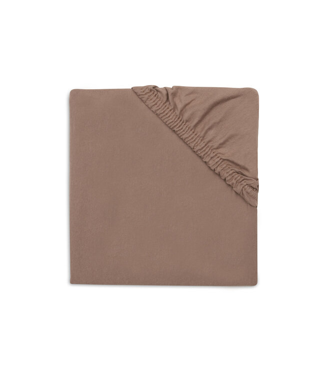 Jollein Jollein - Hoeslaken Jersey 60x120cm - Milky Coffee