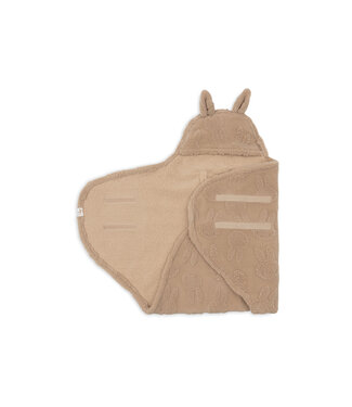 Jollein Jollein - Wikkeldeken Miffy Jacquard Teddy - Biscuit