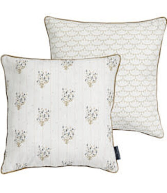 Maison Charlotte Maison Charlotte - Cushion 40x40 reversible - Madeleine & Rivoli - Multi (Showroommodel)
