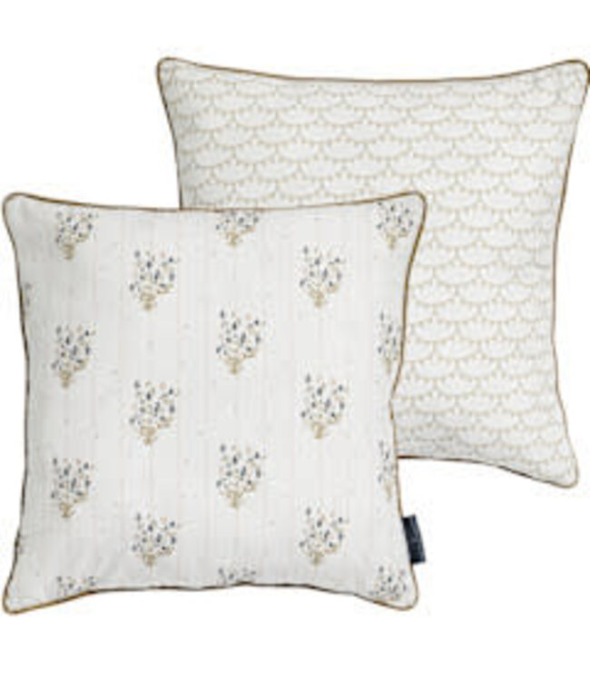Maison Charlotte Maison Charlotte - Cushion 40x40 reversible - Madeleine & Rivoli - Multi (Showroommodel)