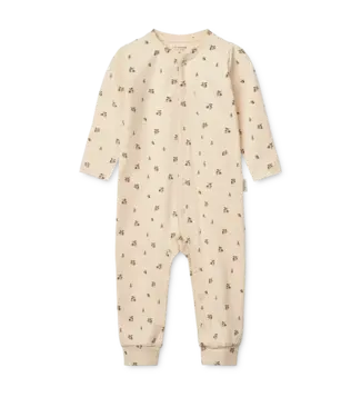 Liewood Liewood - Birk Printed Pyjamas Jumpsuit - Peach mini / Sea shell