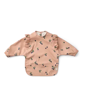 Liewood Liewood - Merle Printed Cape Bib - Berry / Pale Tuscany