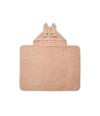 Liewood Liewood - Vilas Rabbit Baby Hooded Towel - Pale tuscany
