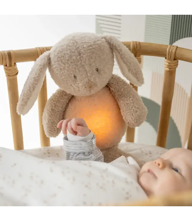 Nattou Nattou - Nachtlampen - Sleepy Konijn Knuffel Nachtlamp Teddy Beige