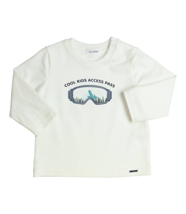 Gymp Gymp - Longsleeve Aerodoux Cool Kids Access Pass - Off White