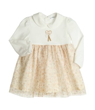 Gymp Gymp - Dress Joelly - Off White - Gold