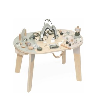 Label Label Label Label - Activity Table - Olive Green