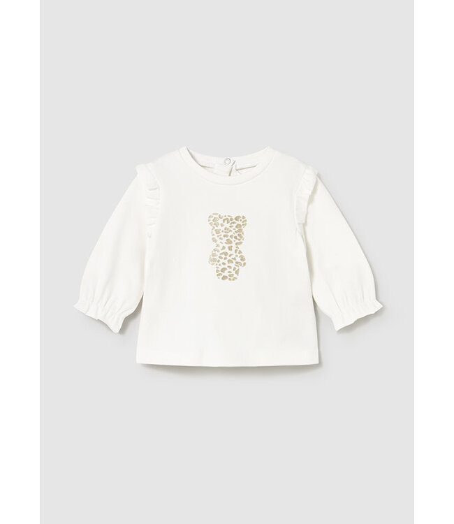 Mayoral Mayoral - L/s t-shirt - Natural