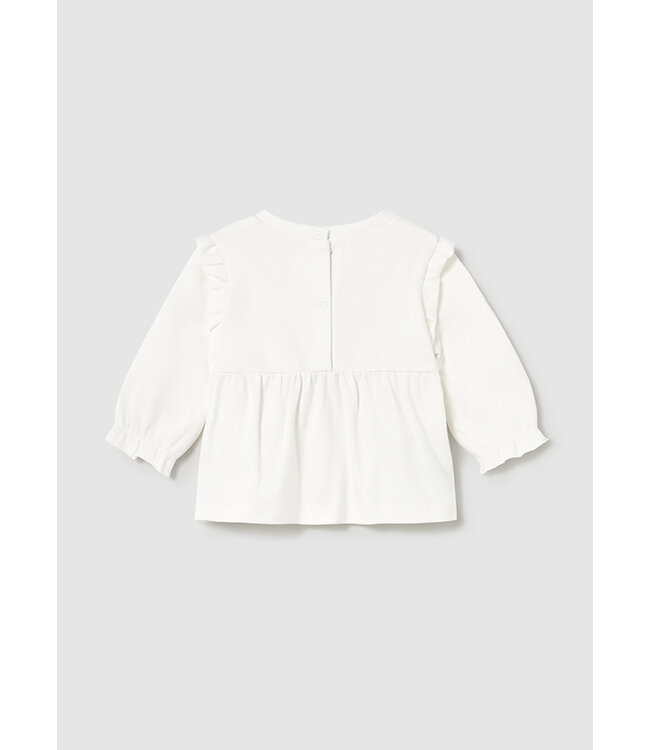 Mayoral Mayoral - L/s t-shirt - Natural