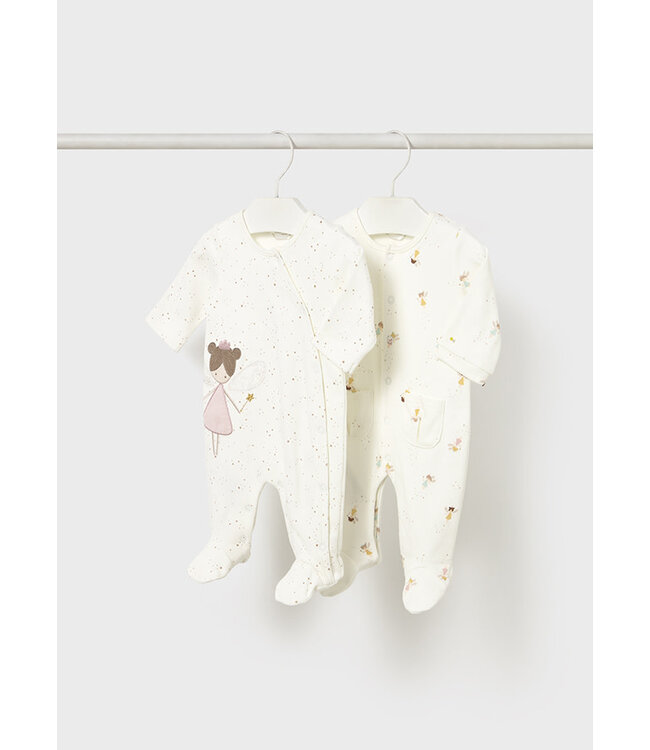 Mayoral Mayoral - Set of 2 bodysuit - Natural