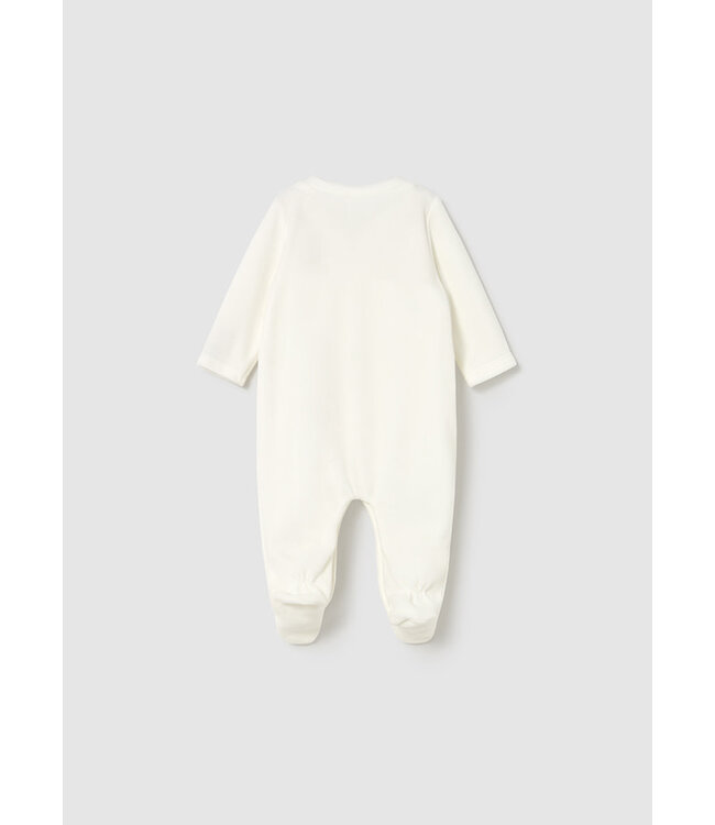 Mayoral Mayoral - 2 Pcs velour onesie - Baby Rose